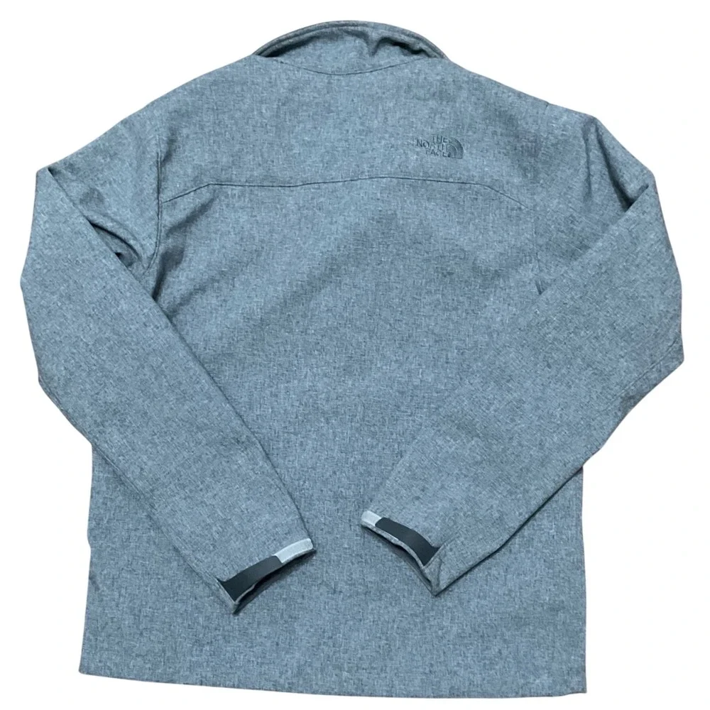 The North Face Apex windwall Softshell Jacket Mens Medium Grey Heather C757 T183